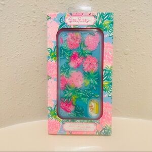 Lilly Pulitzer Featured In Pineapple Shake Glitter IPhone X/XS Case NIB